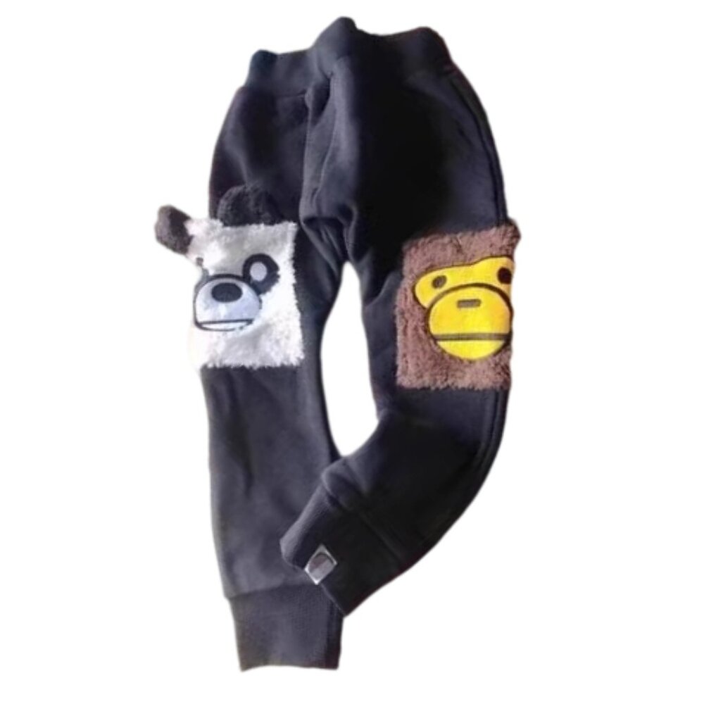 NWT BAPE Kids Fleeced Lined Pants